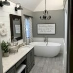 60 Stunning Farmhouse Bathroom Decor and Design Ideas (35)