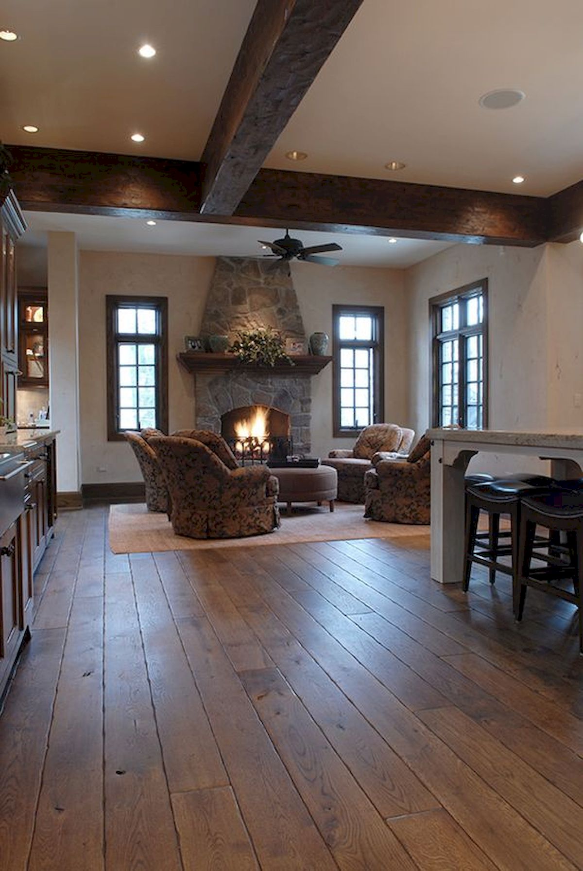80 Gorgeous Hardwood Floor Ideas For Interior Home (12)