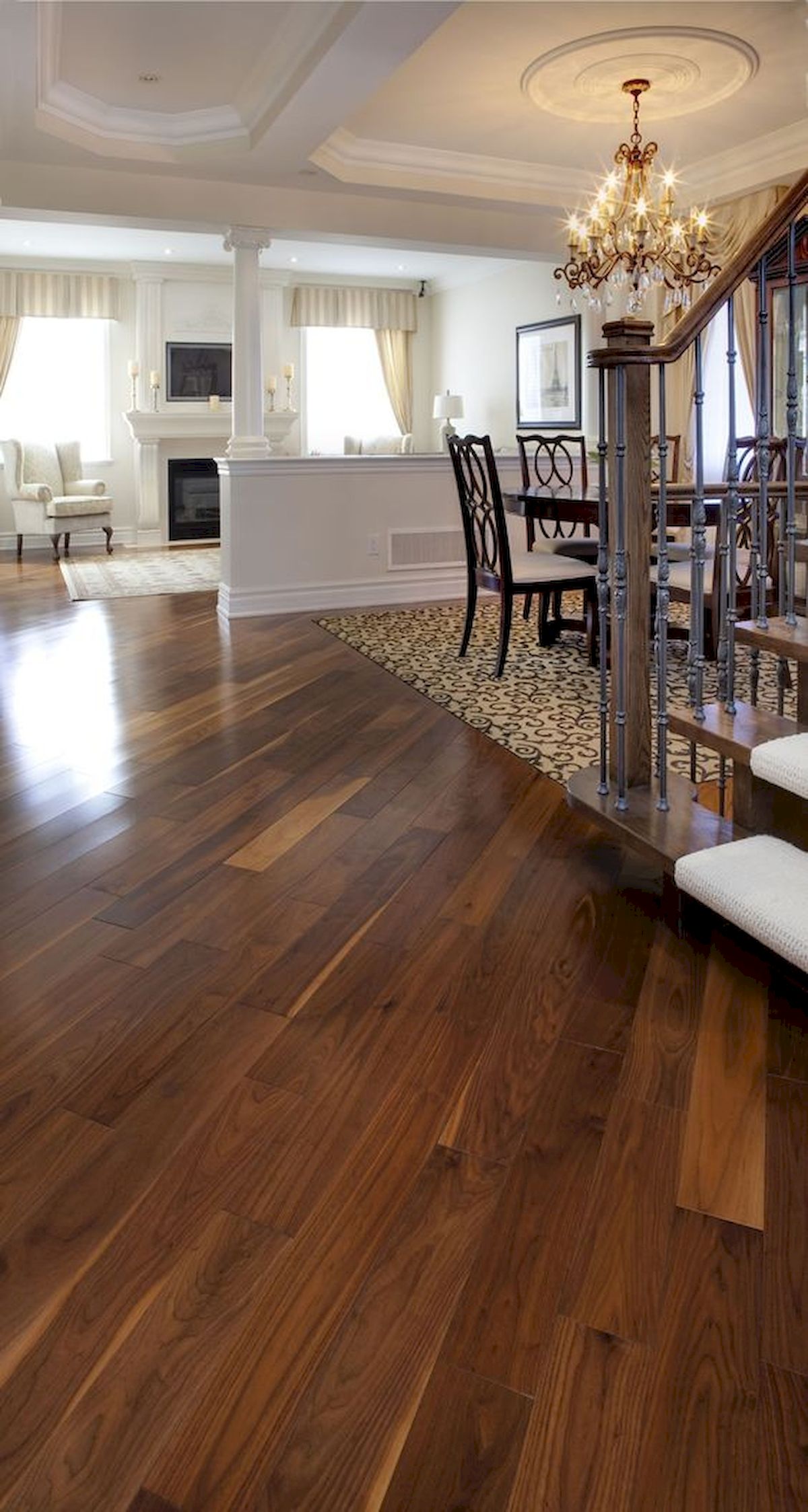 80 Gorgeous Hardwood Floor Ideas For Interior Home (2)