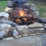 55 Awesome Backyard Fire Pit Ideas For Comfortable Relax (31)