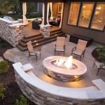 55 Awesome Backyard Fire Pit Ideas For Comfortable Relax (33)