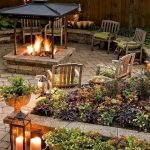 55 Awesome Backyard Fire Pit Ideas For Comfortable Relax (51)