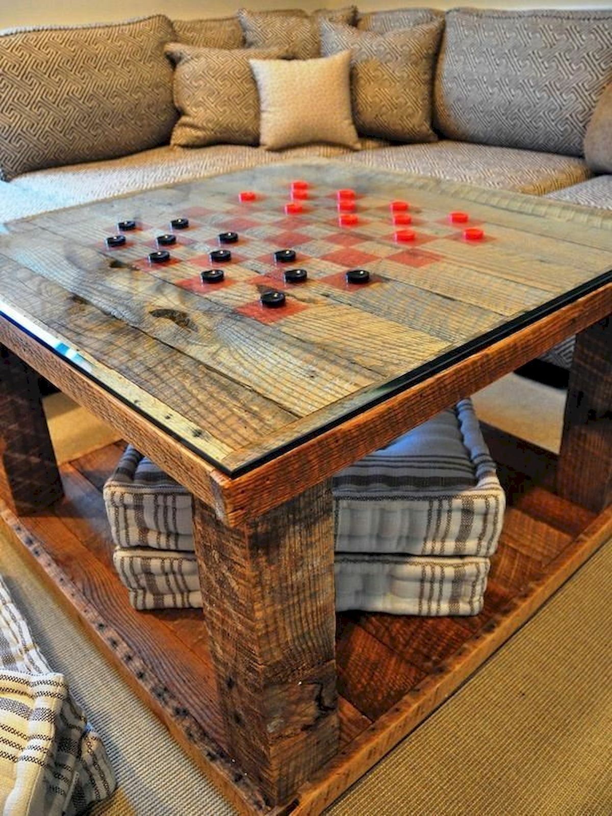 55 Awesome Furniture Living Room Table Design Ideas (30)