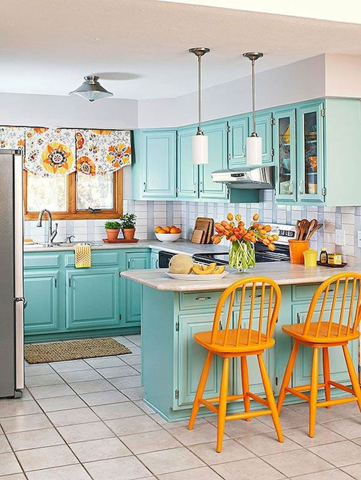 90 Amazing Kitchen Remodel And Decor Ideas With Colorful Design (4)