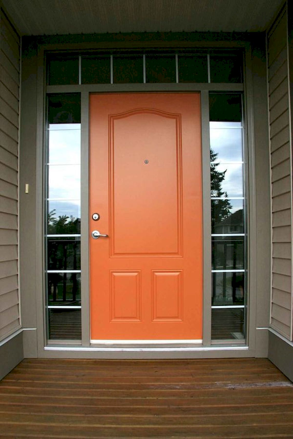 90 Awesome Front Door Colors and Design Ideas (37)