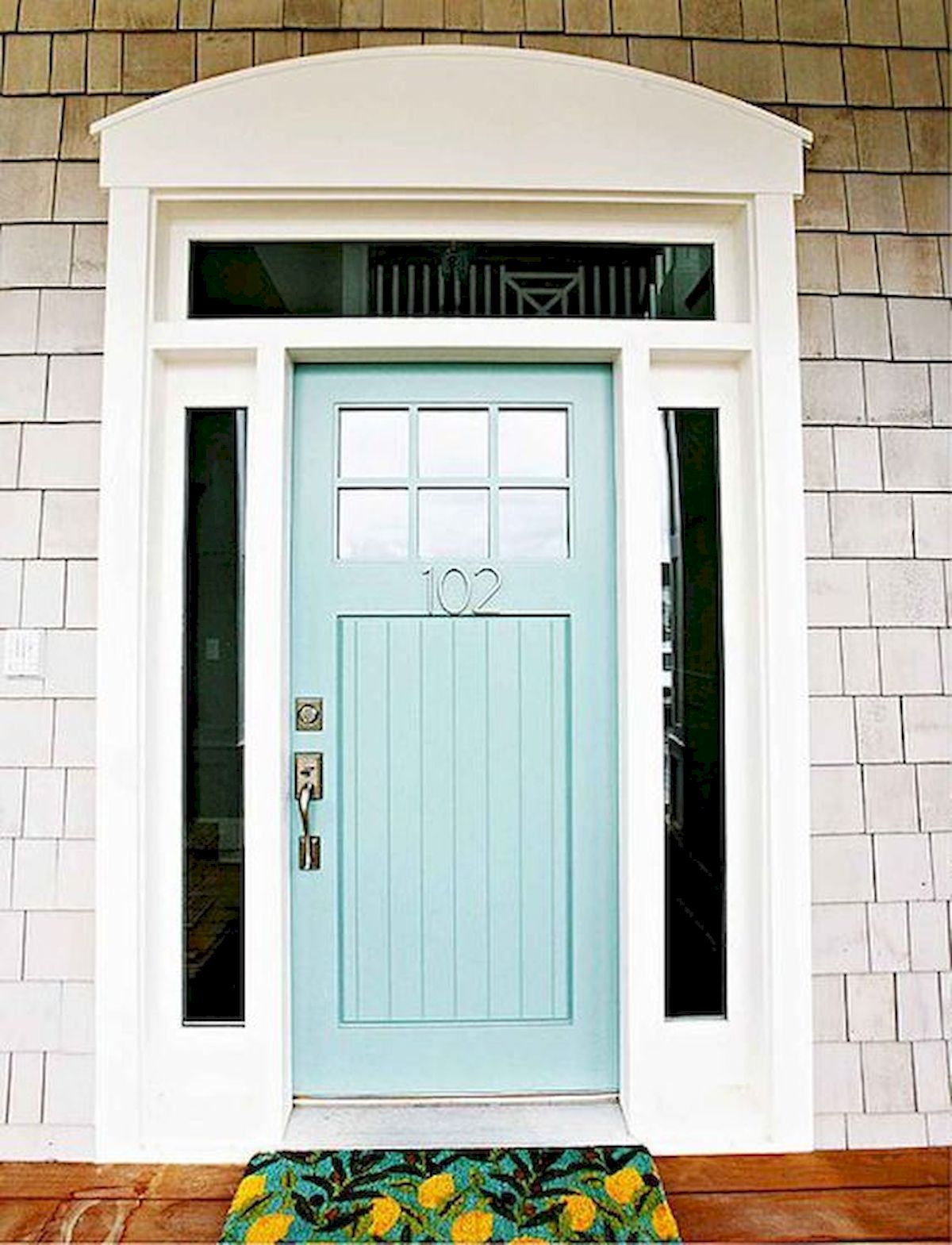 90 Awesome Front Door Colors and Design Ideas (57)