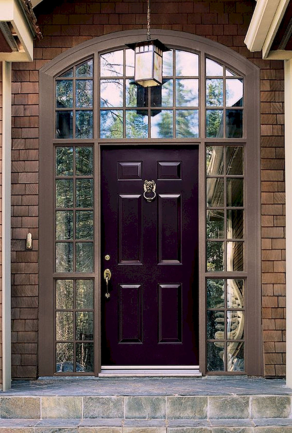 90 Awesome Front Door Colors and Design Ideas (64)