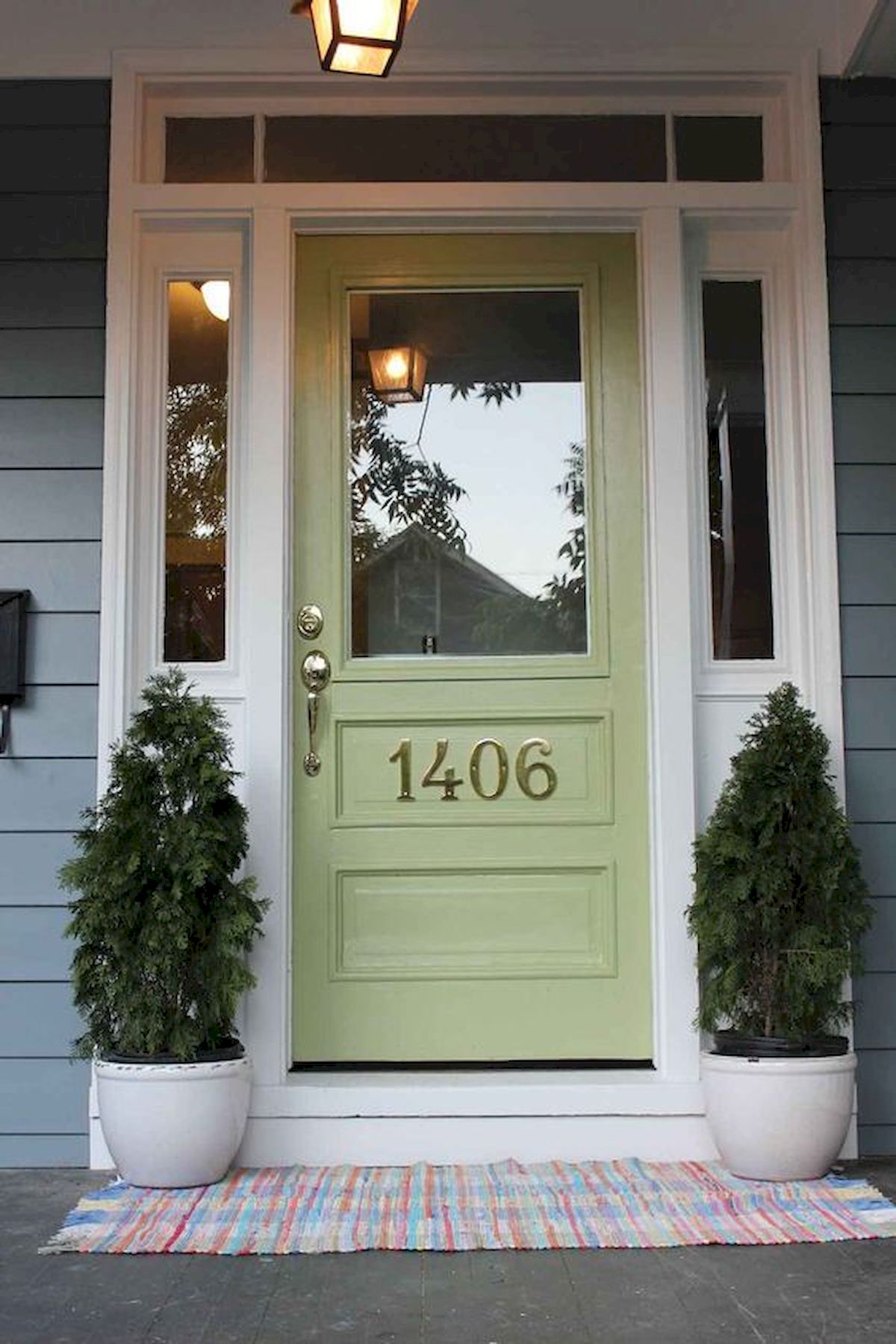 90 Awesome Front Door Colors And Design Ideas (67)