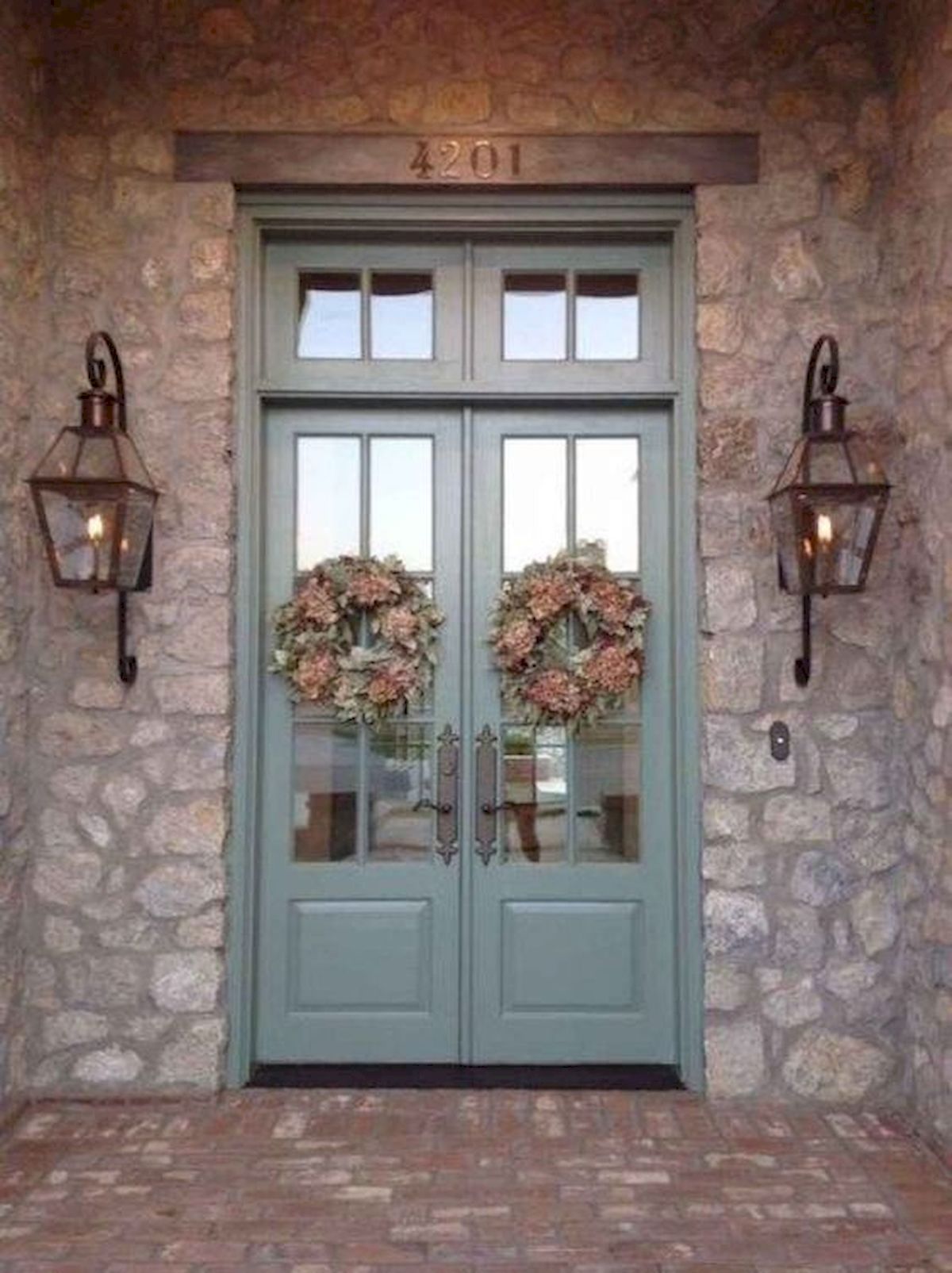 90 Awesome Front Door Colors and Design Ideas (7)