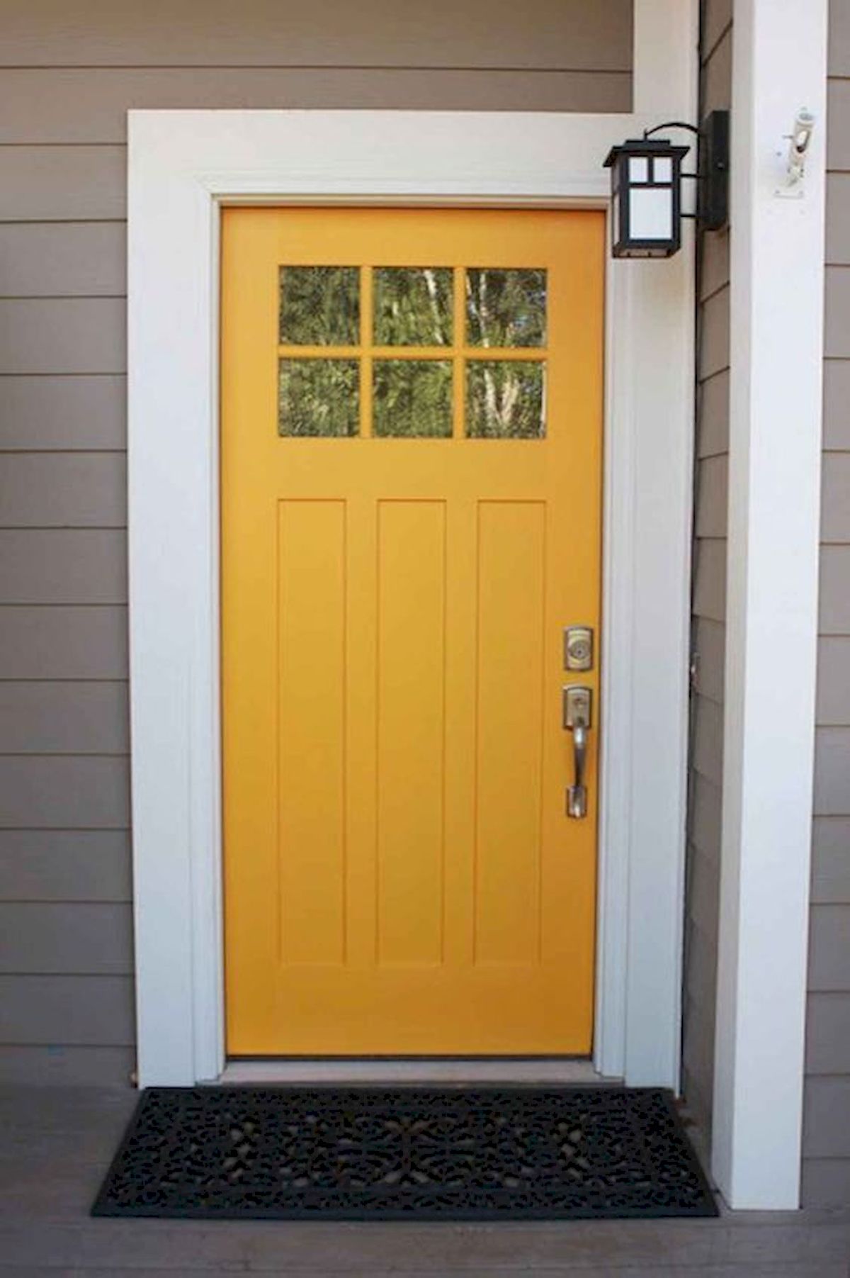 90 Awesome Front Door Colors and Design Ideas (71)