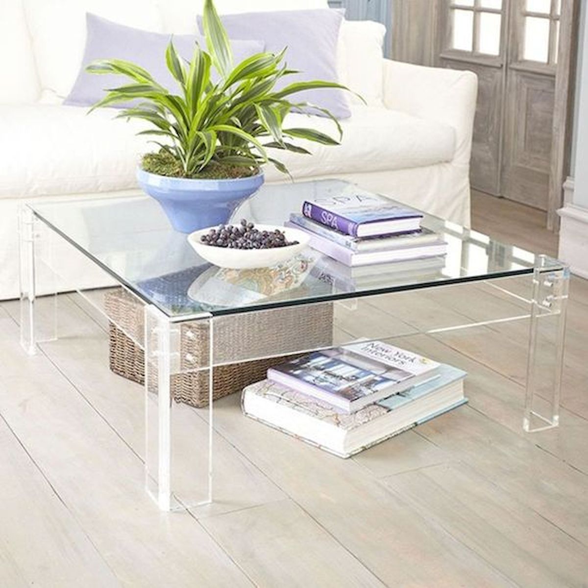 40 Awesome Modern Glass Coffee Table Design Ideas For Your Living Room (12)