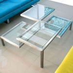 40 Awesome Modern Glass Coffee Table Design Ideas For Your Living Room (19)