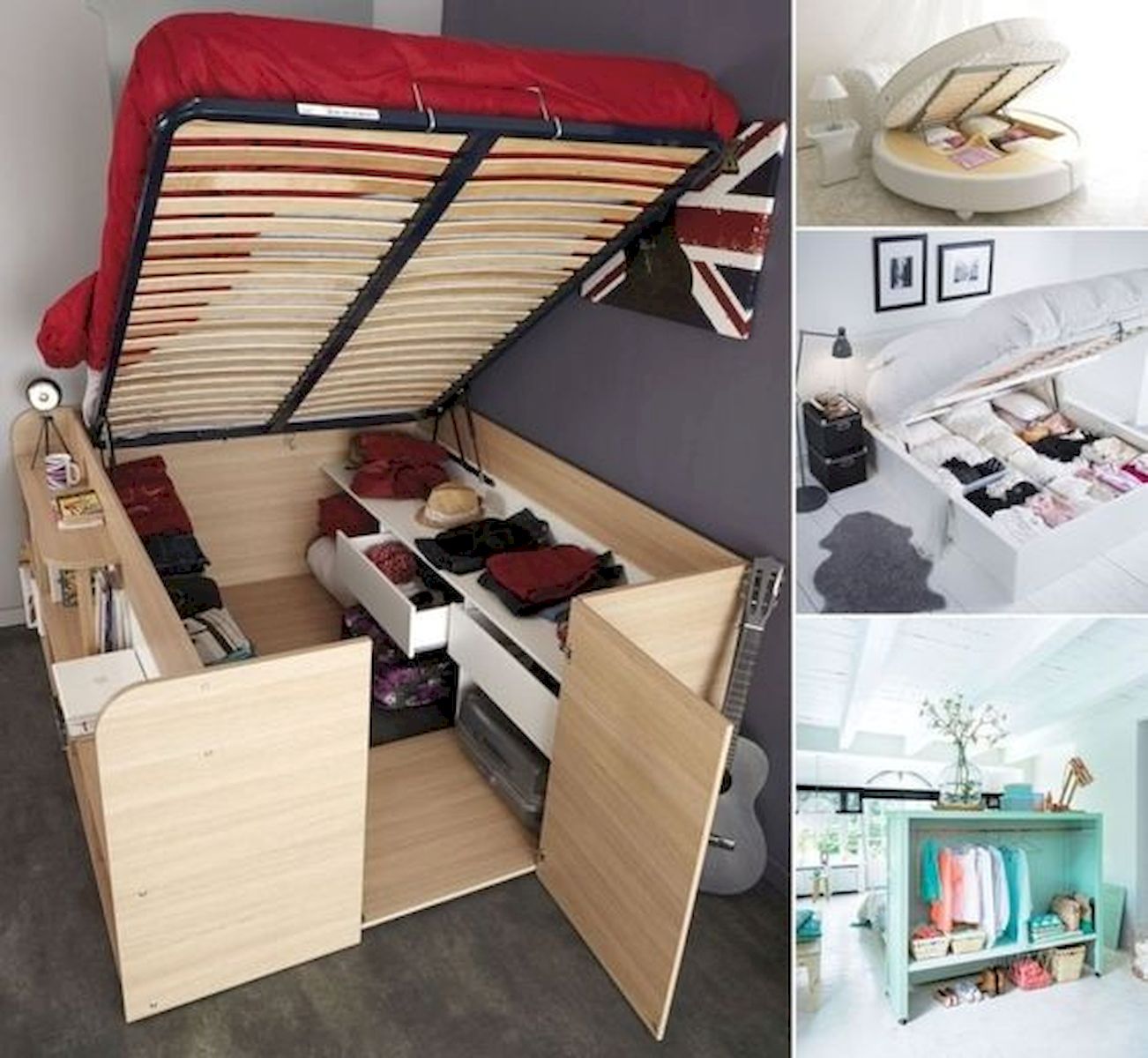60 Brilliant Space Saving Ideas For Small Bedroom (38)
