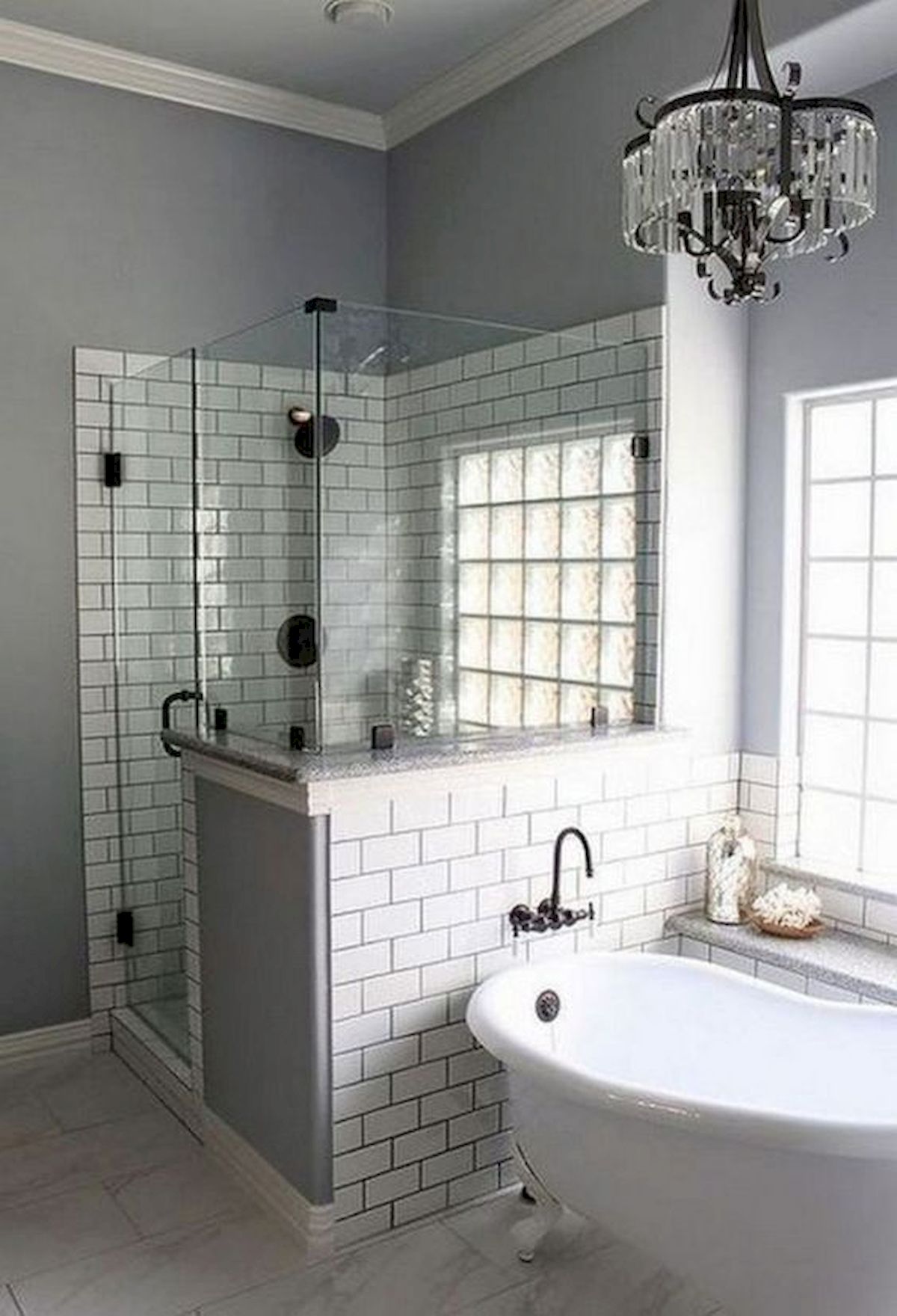 50 Awesome Modern Farmhouse Bathroom Remodel Ideas (35)
