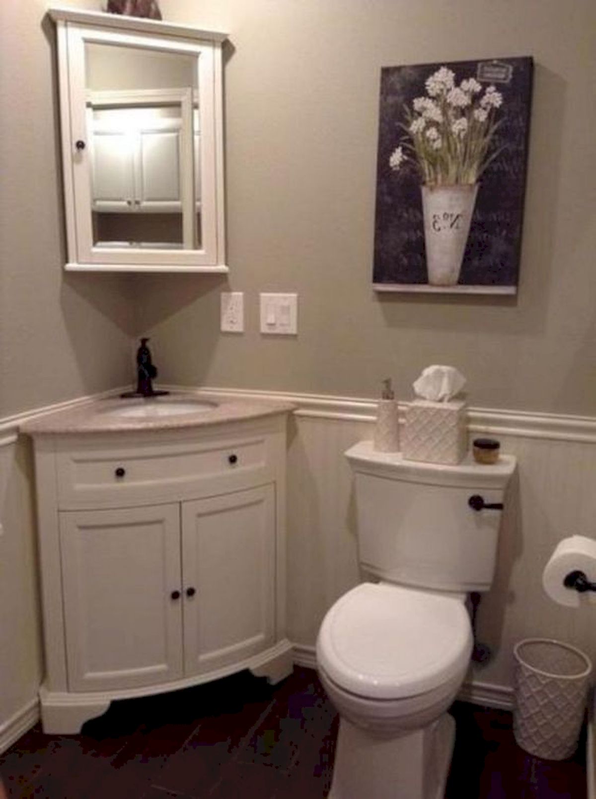 50 Awesome Modern Farmhouse Bathroom Remodel Ideas (45)