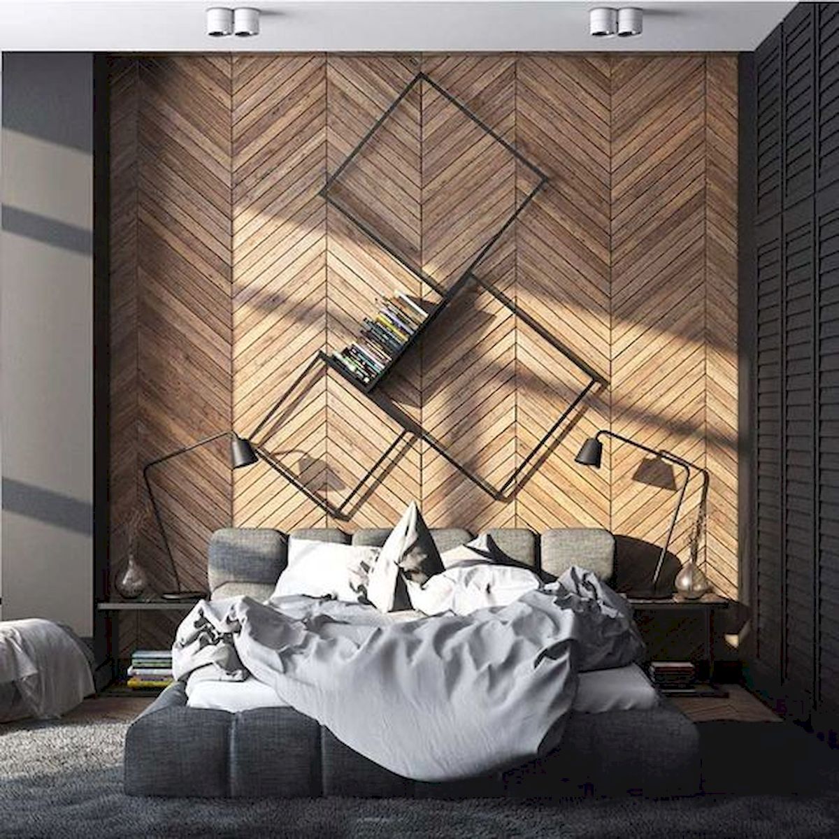 36 Beautiful Wall Bedroom Decor Ideas That Unique (9)