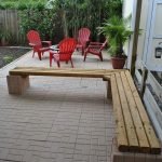 40 Fantastic Outdoor Bench Ideas For Backyard and Front Yard Garden (19)