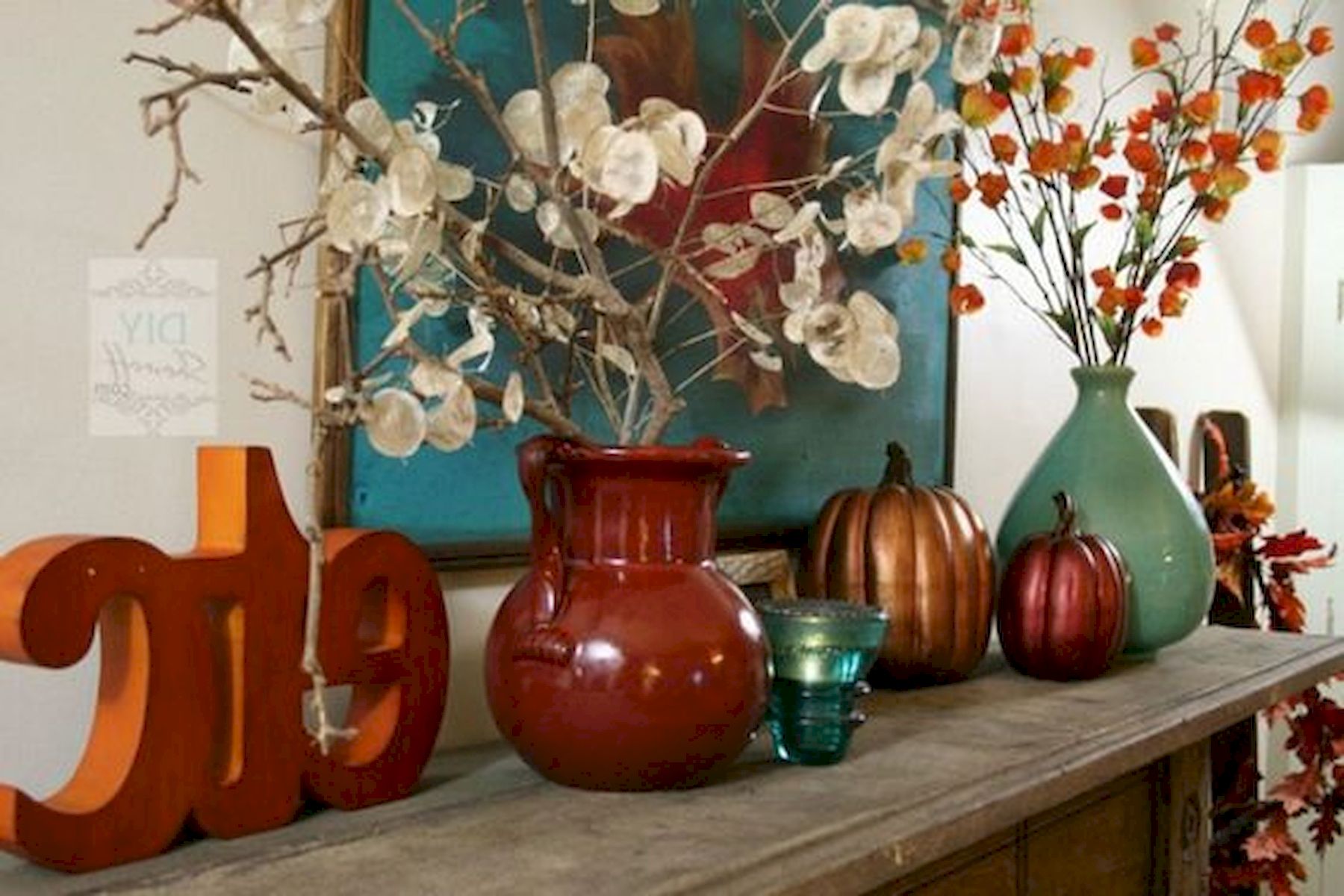 40 Awesome Fall Decoration Ideas For Living Room (21)