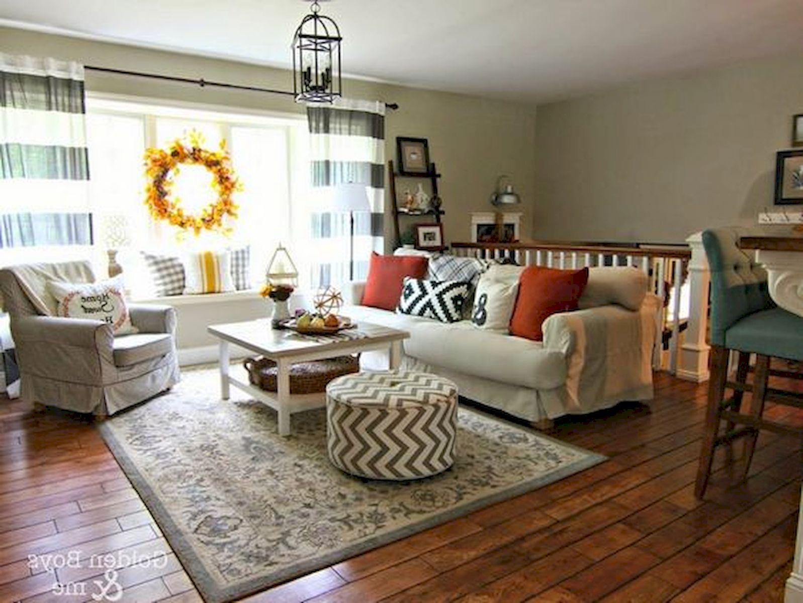 40 Awesome Fall Decoration Ideas For Living Room (34)