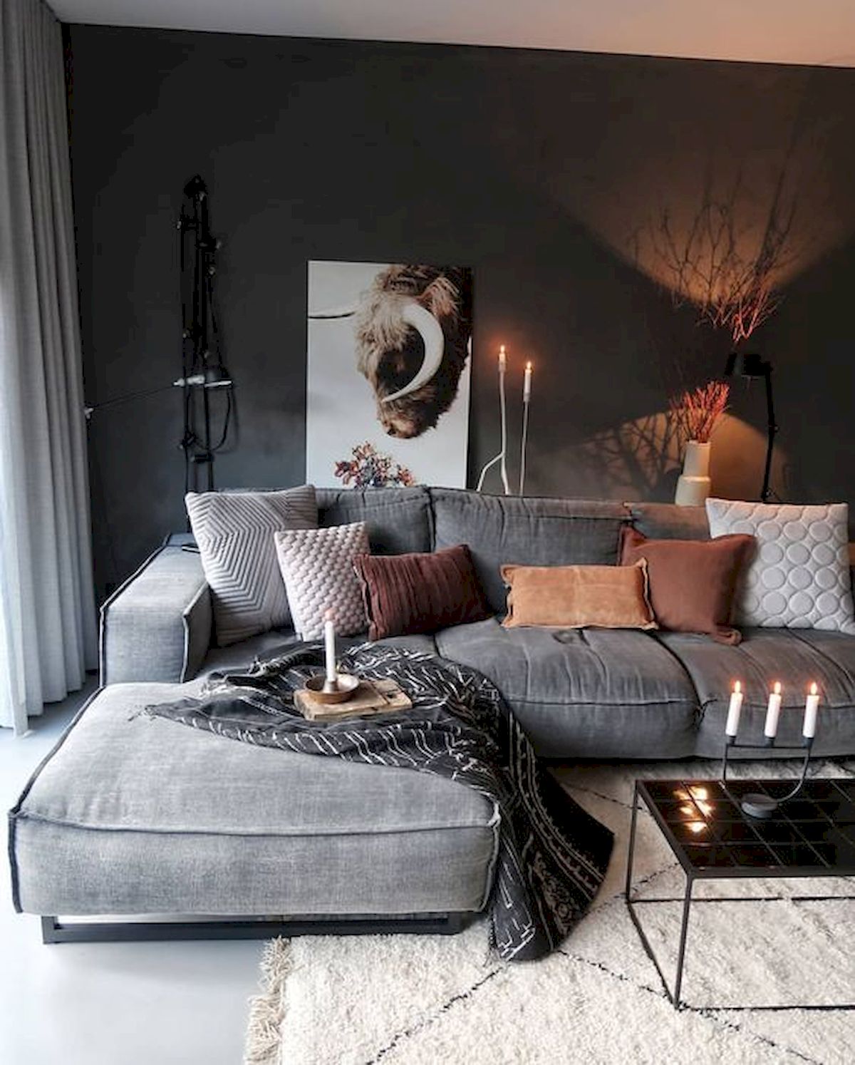 40 Awesome Fall Decoration Ideas For Living Room (7)