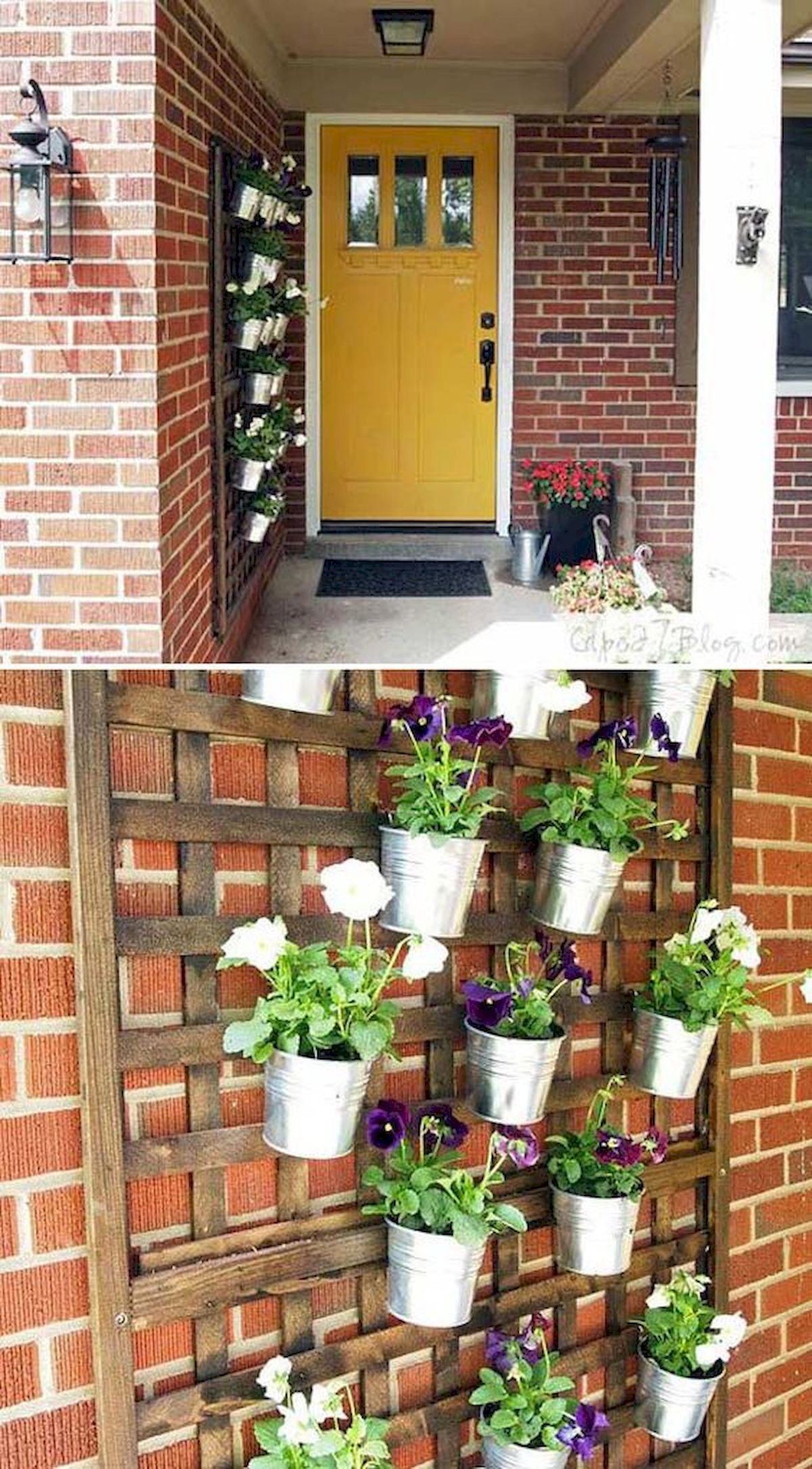 20 Awesome Planter Ideas For Your Front Porch (13)