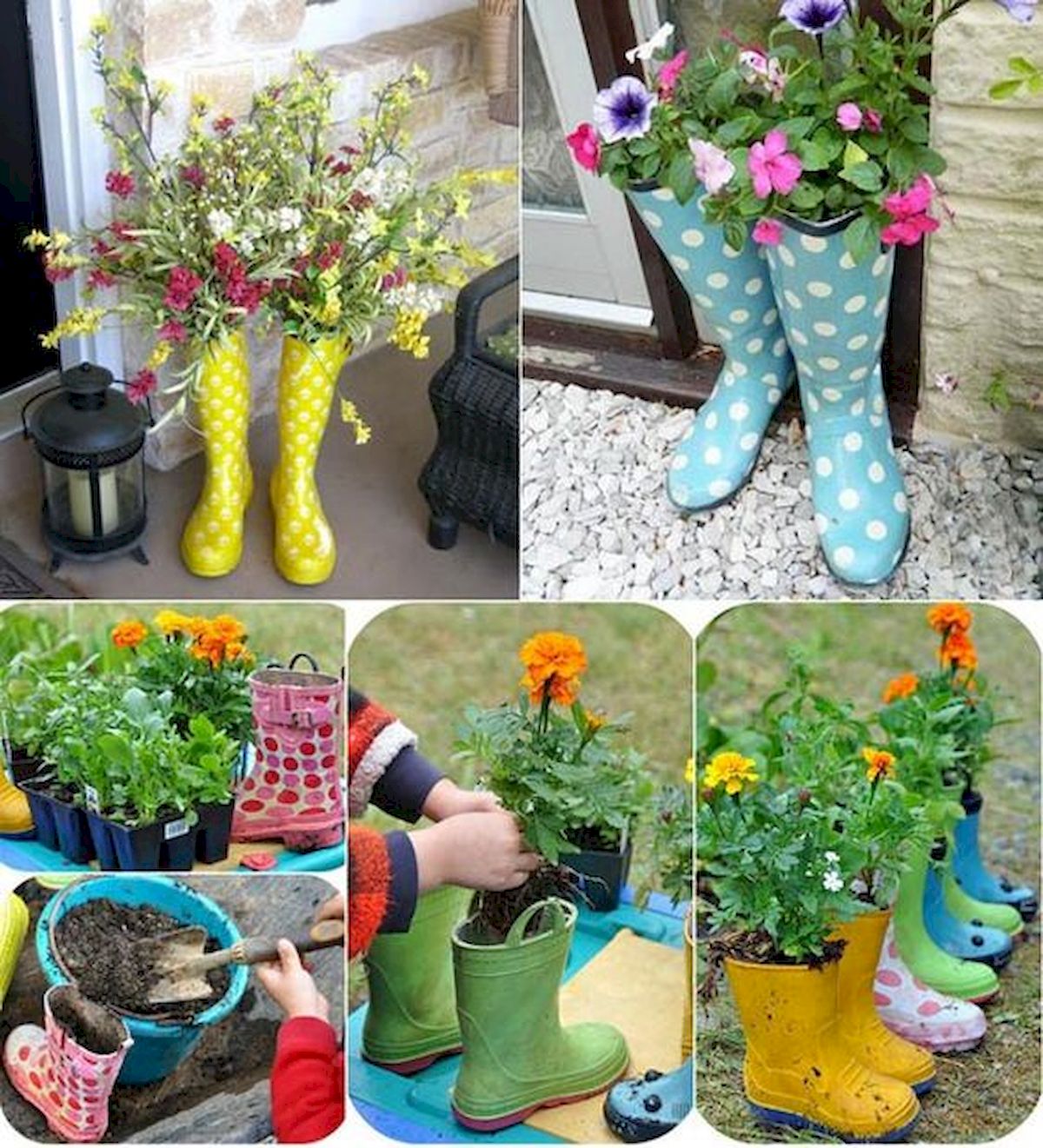 20 Awesome Planter Ideas for Your Front Porch (3)