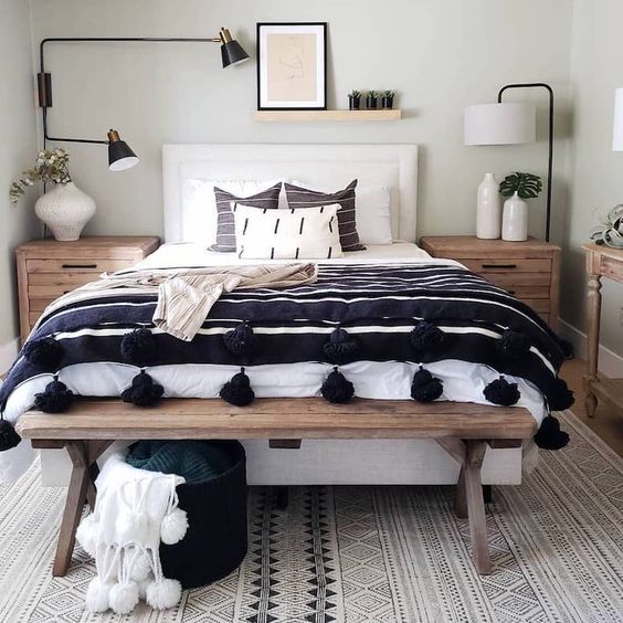 20 Best Boho Farmhouse Bedroom Decor Ideas (9)