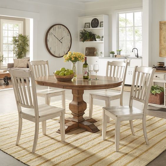 20 Best Farmhouse Dining Room Table Decor Ideas (15)