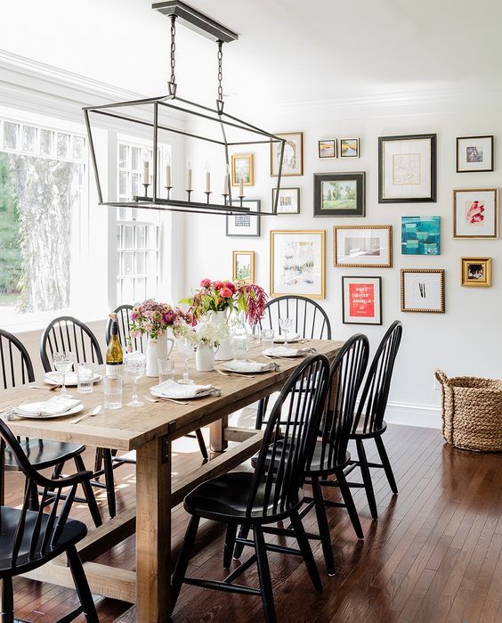 20 Best Farmhouse Dining Room Table Decor Ideas (4)