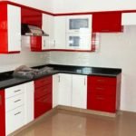 Best Modular Kitchen Design Red And White