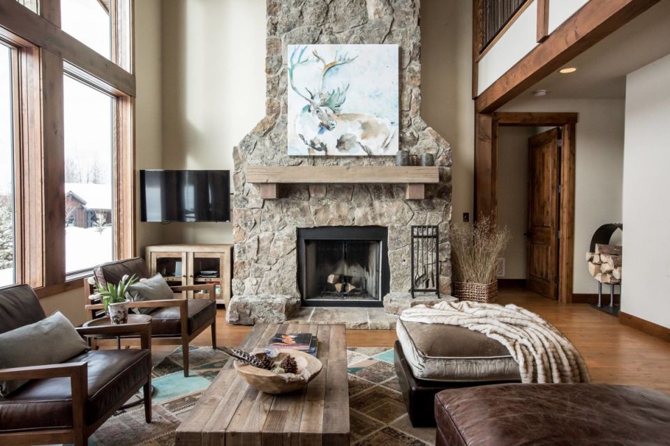 Gorgeous  Rustic Living Room Interior Design