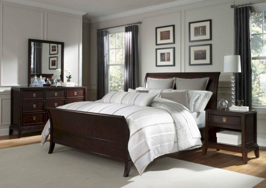 Amazing  Dark Wood Bedroom Furniture Ideas