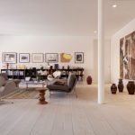 Fantastic Room Design With Wooden Floor