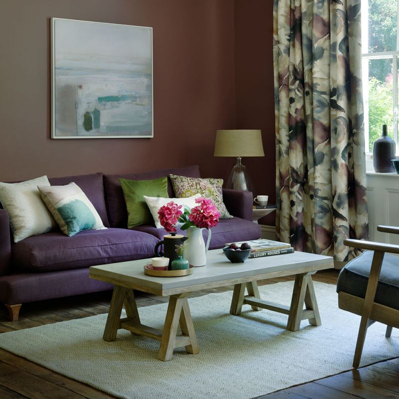 Gorgeous Purple Living Room Decor