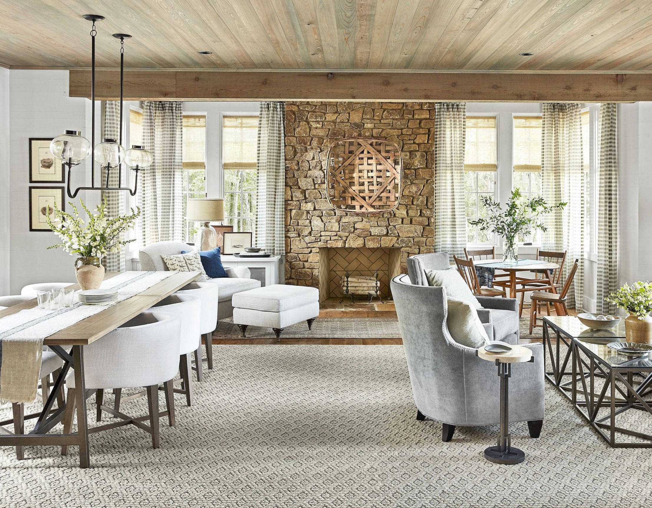Cool  Rustic Living Room Interior Design