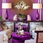 Wonderful Purple Living Room Decor